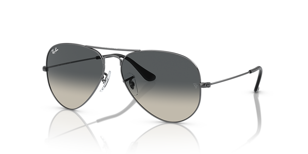Ray-Ban Aviator Gradient XXL (62 - 14) with Grey lenses and Grey