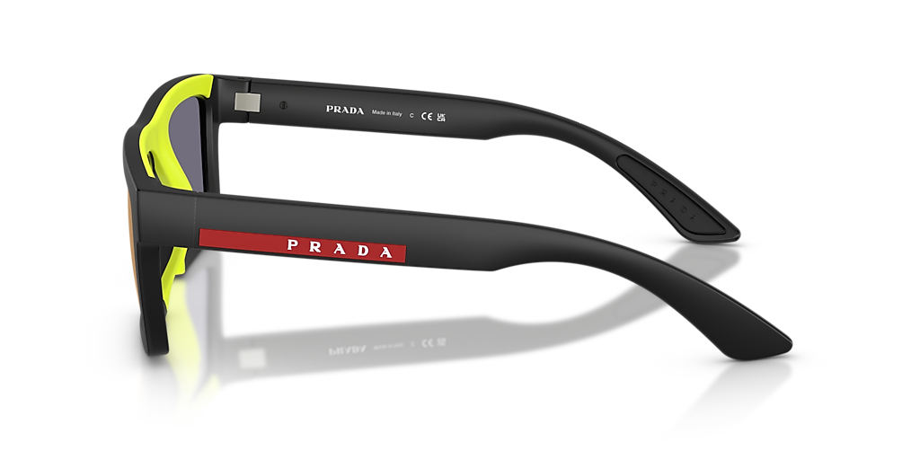 Prada Linea Rossa PS A07S XL (55 - 18) with Grey lenses and Black
