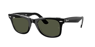 Ray-Ban Original Wayfarer Classic L (52 - 22) with Green lenses