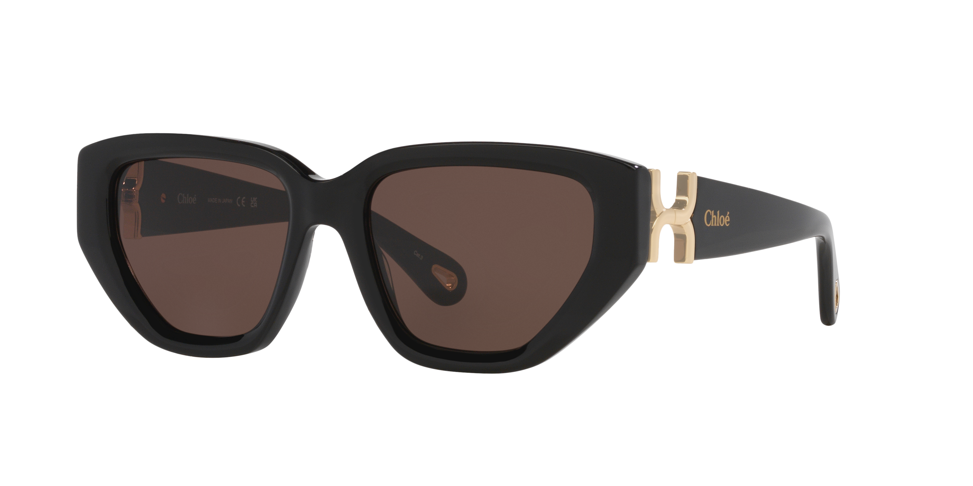 Chloé CH0235S M (55 - 18) with Brown lenses and Black frame