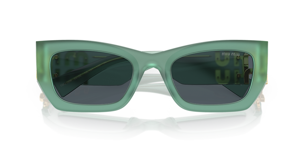 Miu Miu MU 09WS XL (53 - 22) with Grey lenses and Green frame