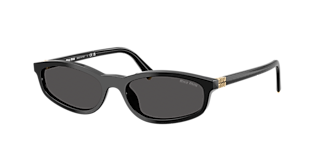 Miu Miu MU 07YS L (53 - 18) with Grey lenses and Black frame