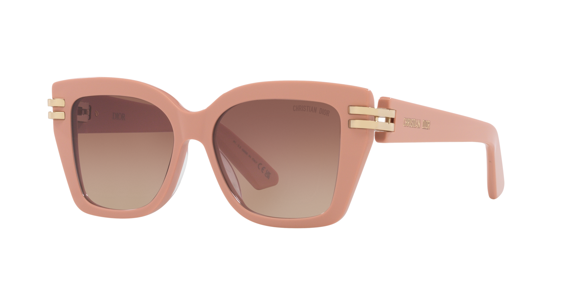 DIOR Woman Sunglass Cdior S1I Cd40149I -  Frame color: Pink, Lens color: Brown