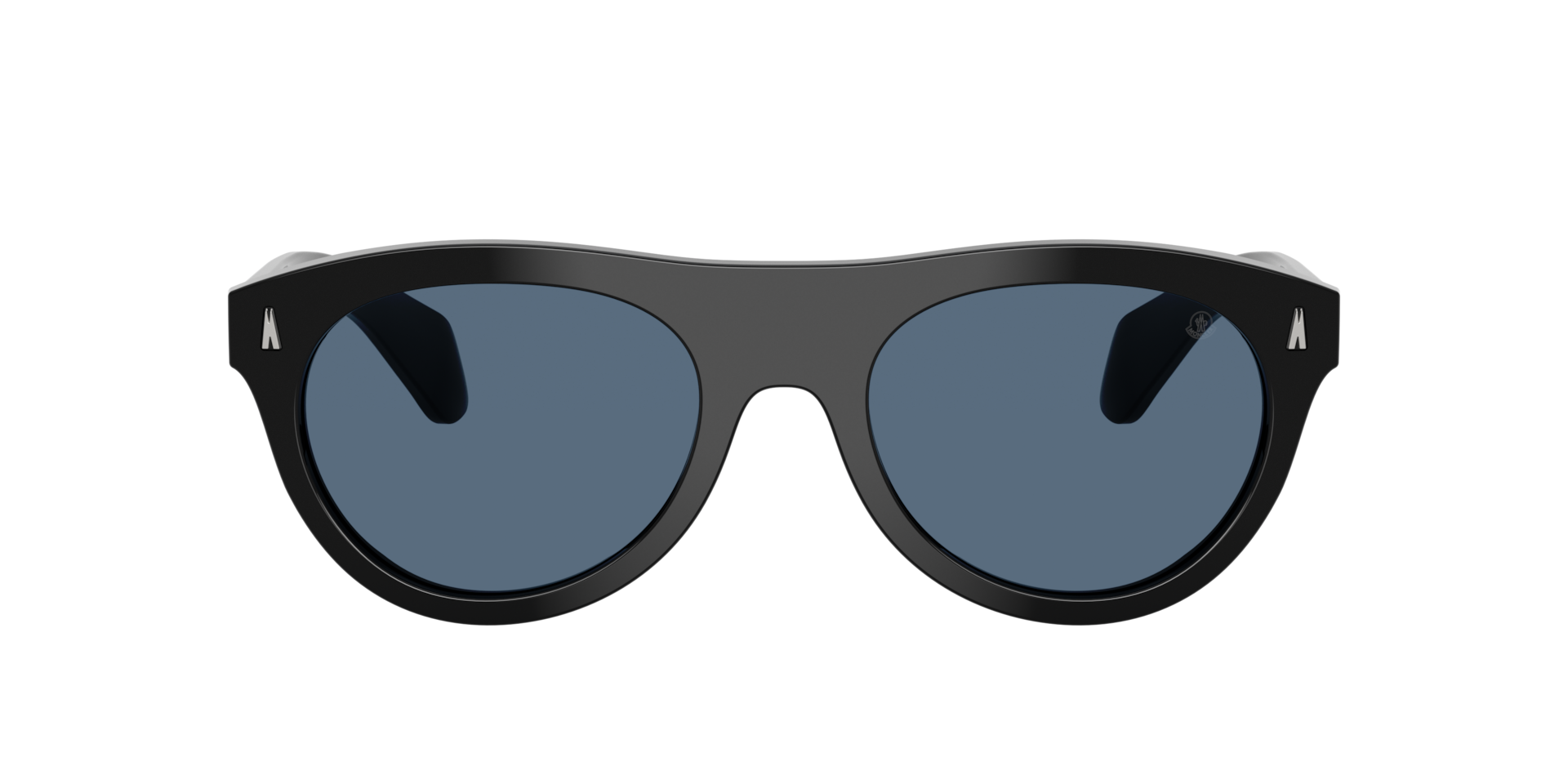 Moncler ME6022U SPLASH M (53 - 20) with Blue lenses and Black