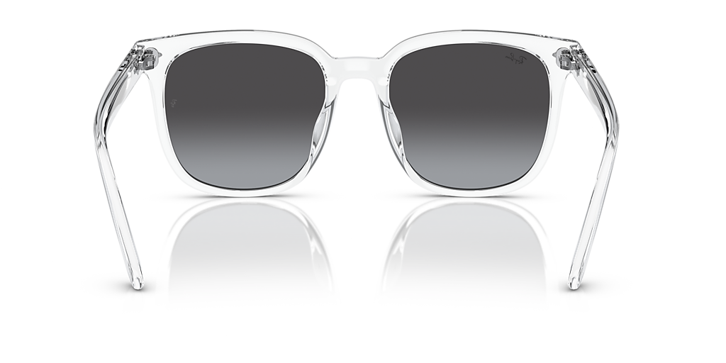 週末SALE！本日最終日19日21時まで！RayBan RB4401D Ray-Ban RB4401D XXL (57 - 20) with Grey lenses and Transparent