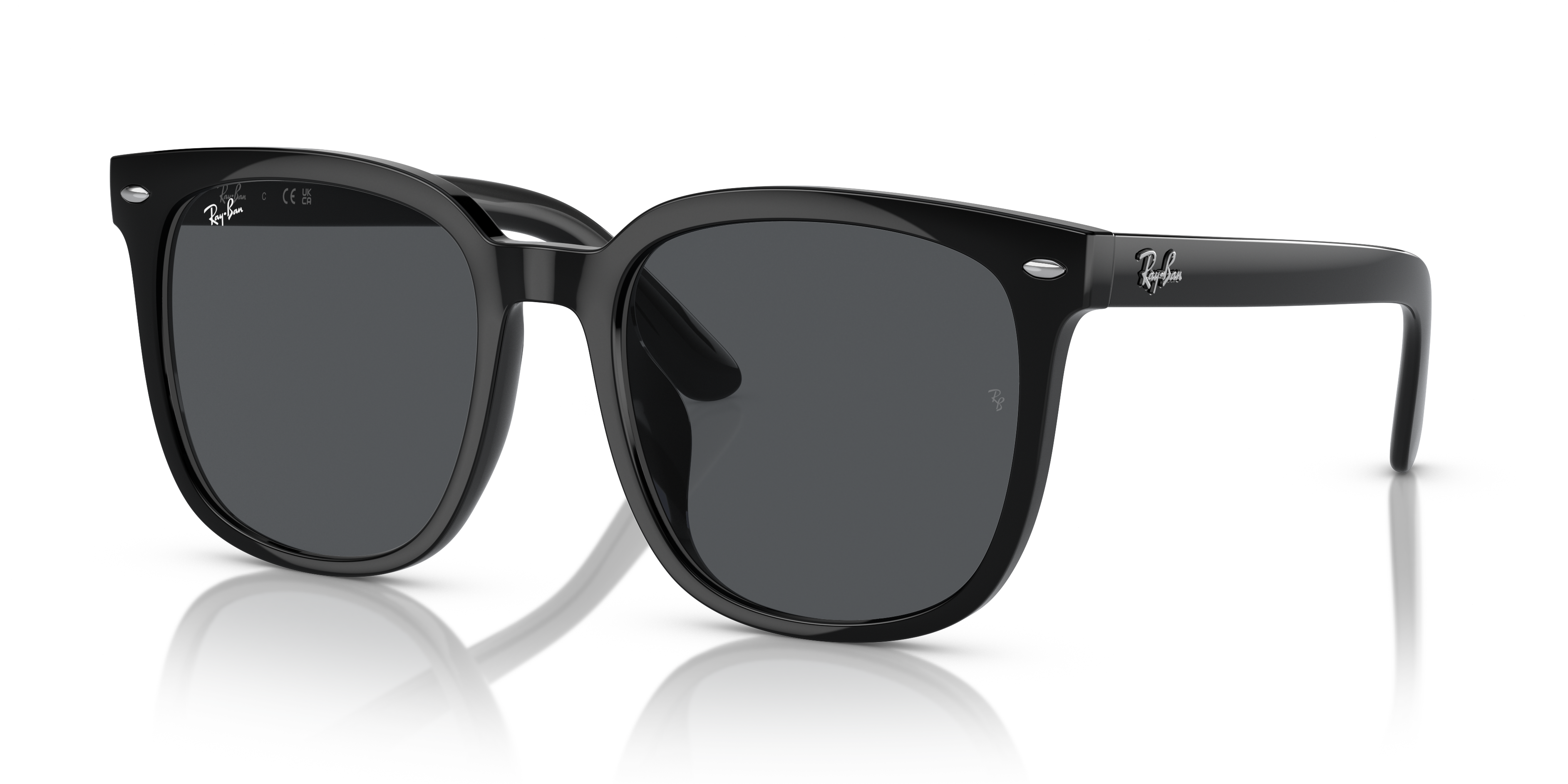 Ray-Ban RB4401D XXL (57 - 20) with Grey lenses and Black frame