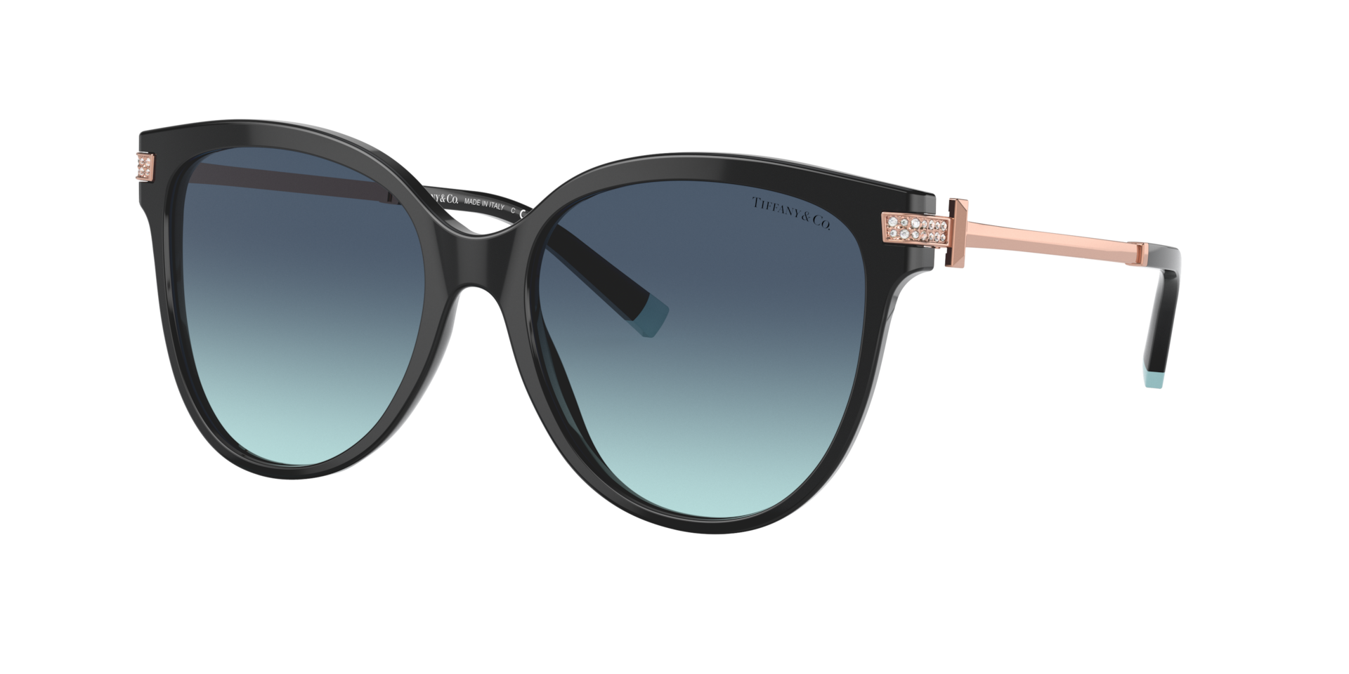 Tiffany & Co. TF4193B XL (55 - 17) with Blue lenses and Black