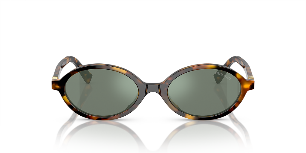 Miu Miu MU 04ZS S (50 - 18) with Green lenses and Tortoise frame