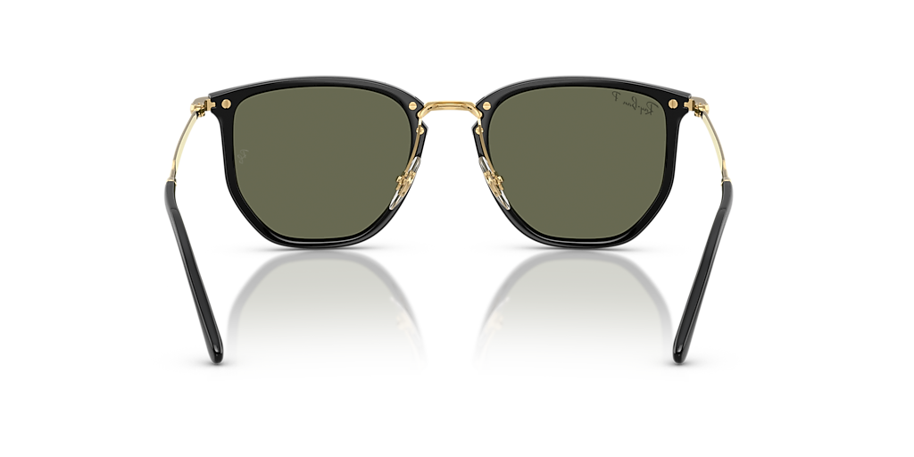 Ray-Ban RB4451 XXL (53 - 20) with Green lenses and Black frame