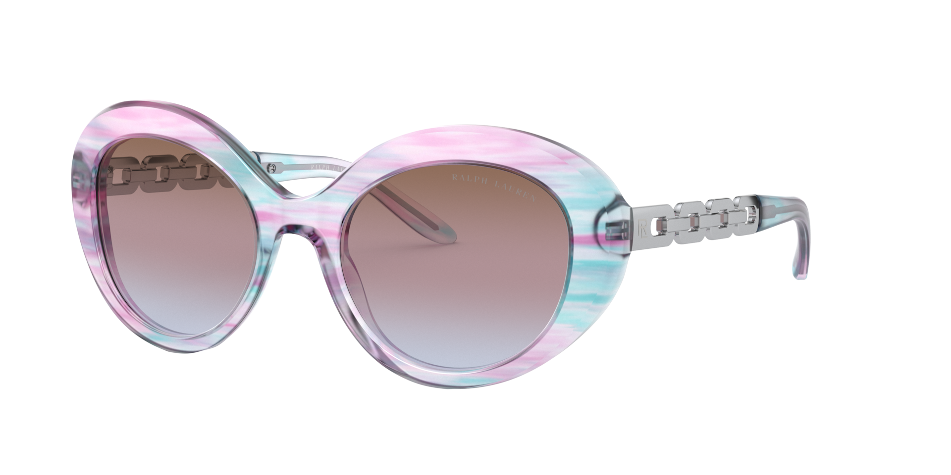 Ralph Lauren Femme Sunglass RL8183 - Couleur du Monture Ray Violet brillant Couleur de Lentille Dgrad MarronRose 93 €