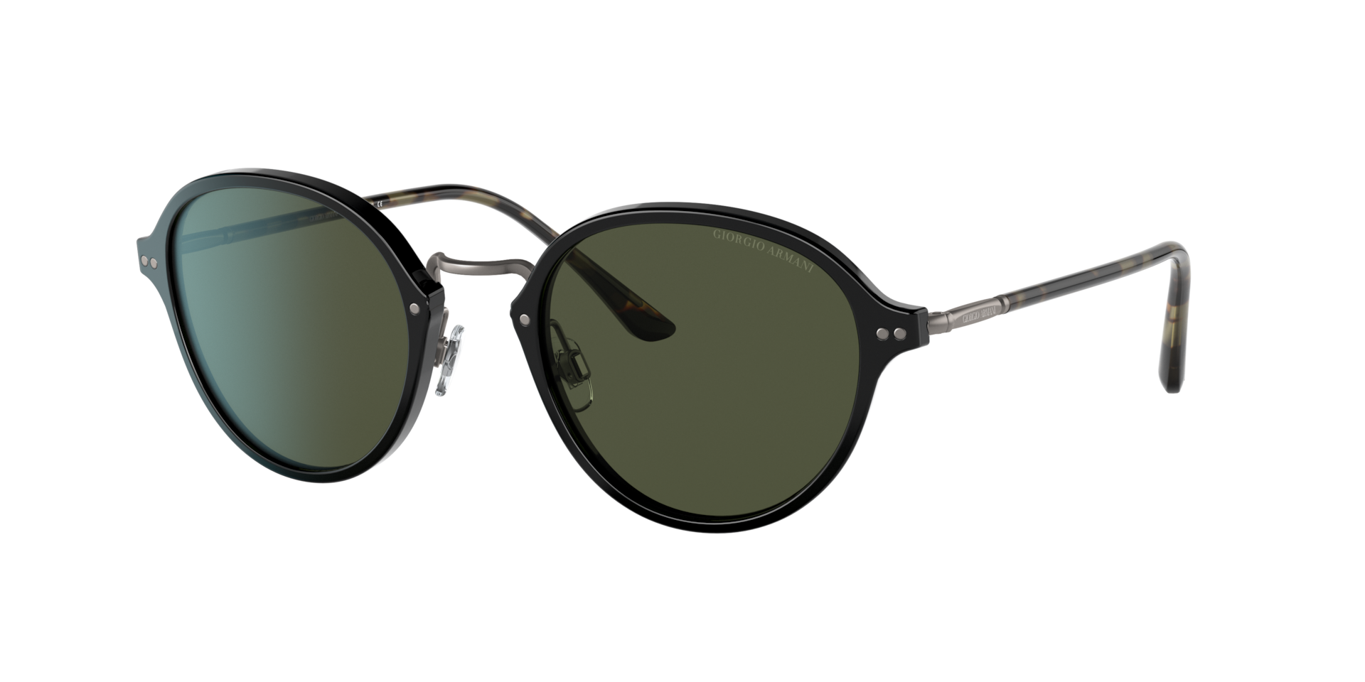 Giorgio Armani Homme Sunglass AR8139 - Couleur du Monture Noir Couleur de Lentille Vert 153 €