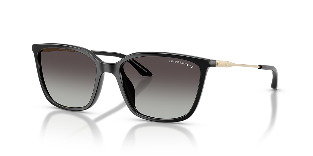 Armani Exchange AX4171SU (55 - 17) with Grey lenses and Black