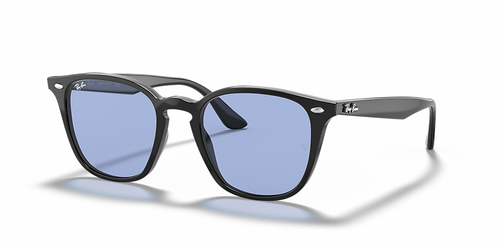Ray-Ban RB4258 L (52 - 20) with Blue lenses and Black frame