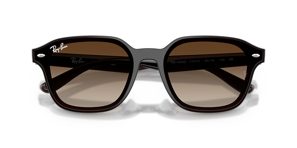 Ray-Ban RB4458D XL (65 - 18) with Brown lenses and Brown frame