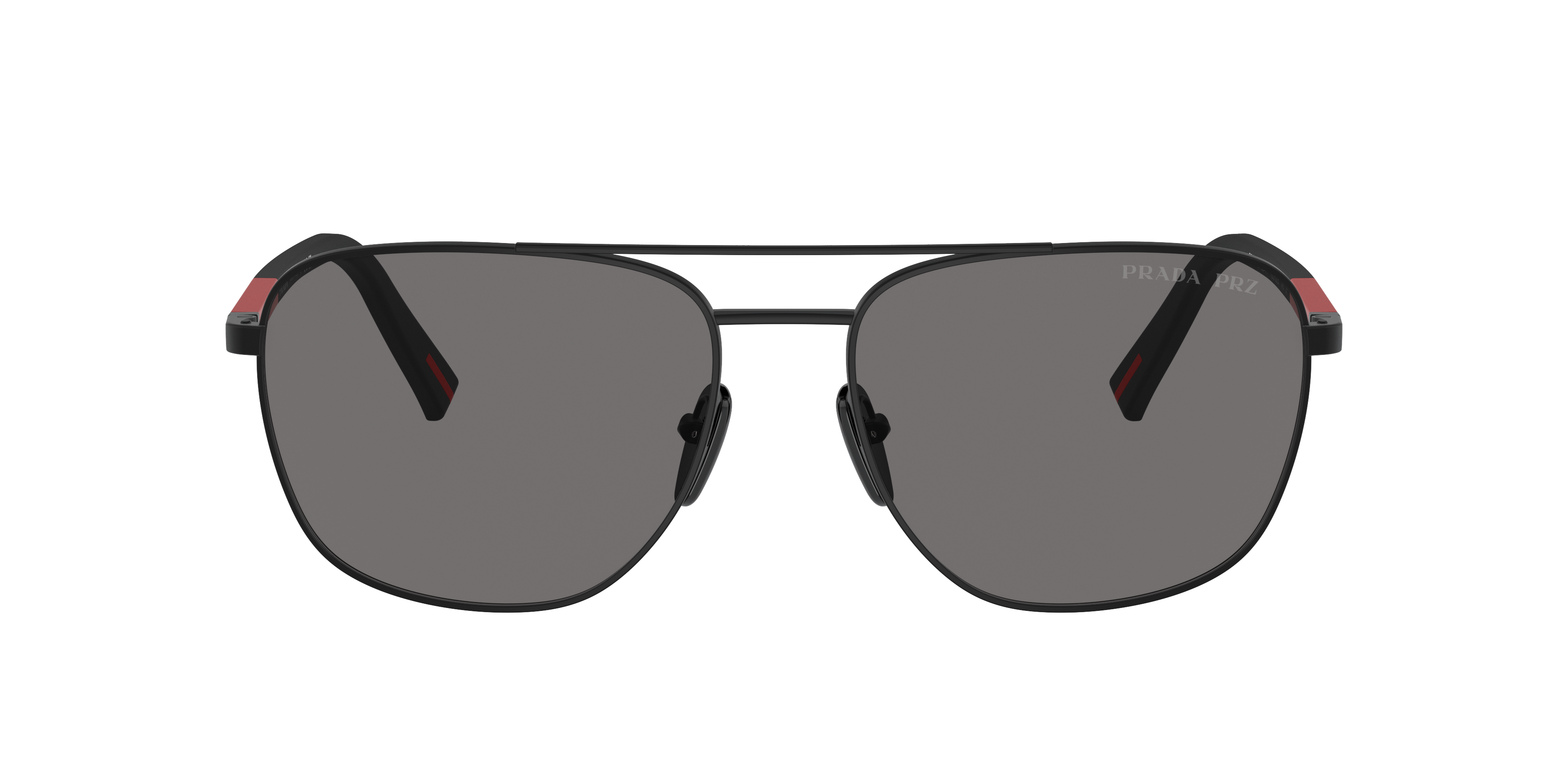 Prada Linea Rossa PS 54ZS XXL (60 - 17) with Grey lenses and Black