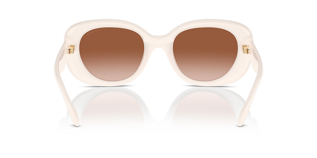 Coach CR609 L (53 - 21) with Brown lenses and White frame  display picture 1