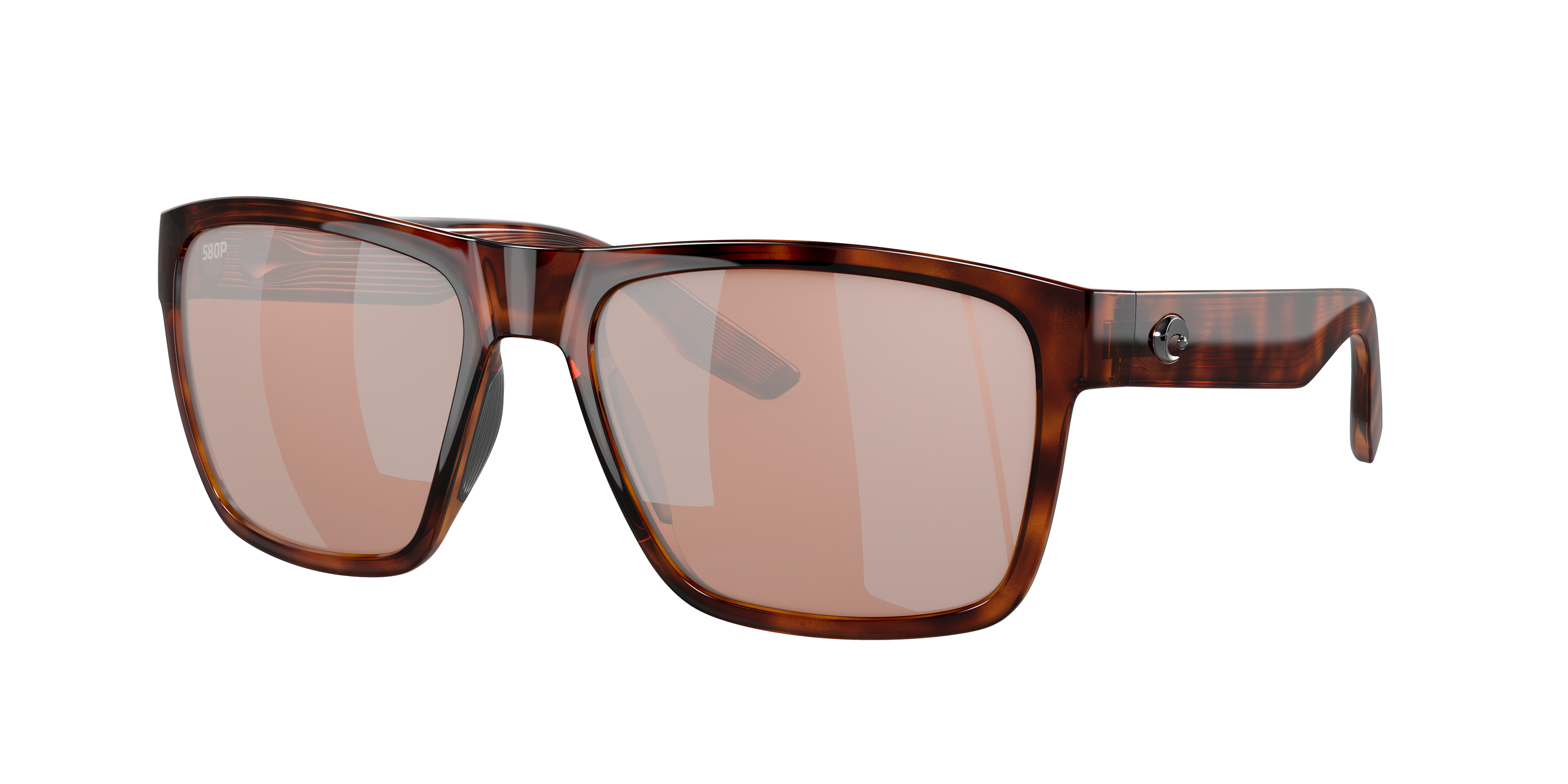 Costa Man Sunglass Paunch XL -  Frame color: Tortoise, Lens color: Copper Silver Mirror