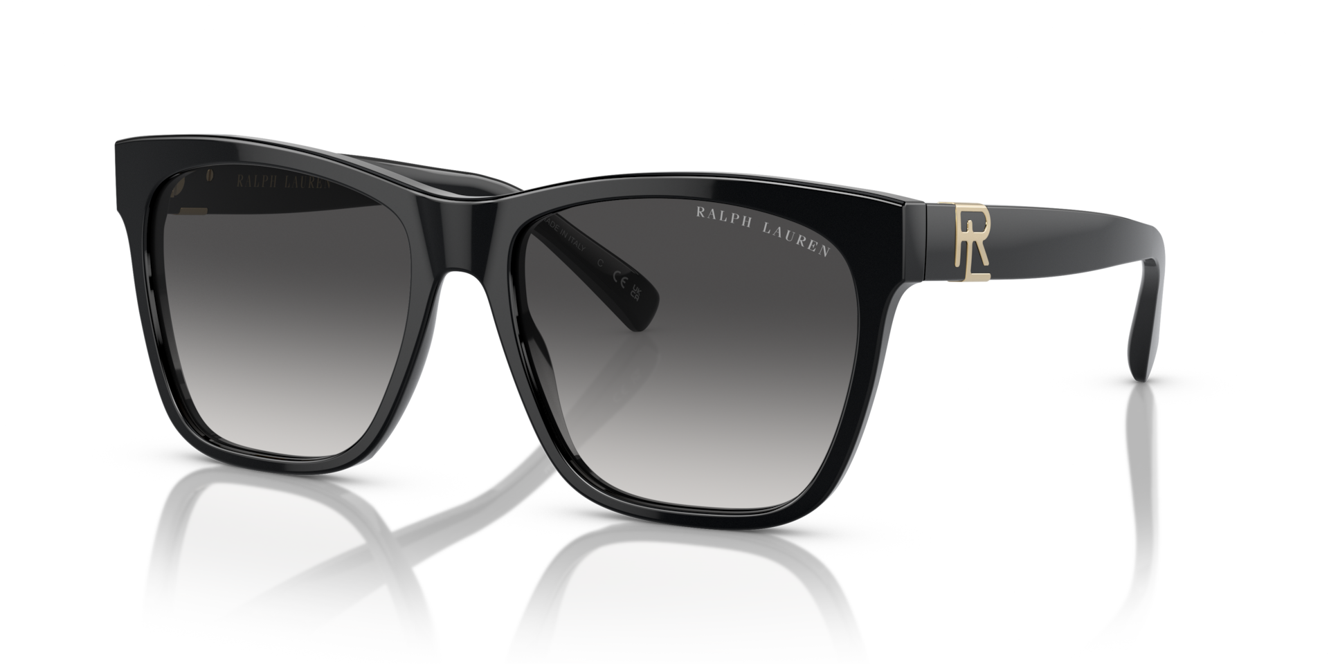 サングラス/メガネ Ralph Lauren sunglasses made in ITALY Ralph Lauren The Ricky II M (57 - 17) with Grey lenses and Black