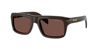 Prada PR 10ZSF L (55 - 19) with Grey lenses and Black frame