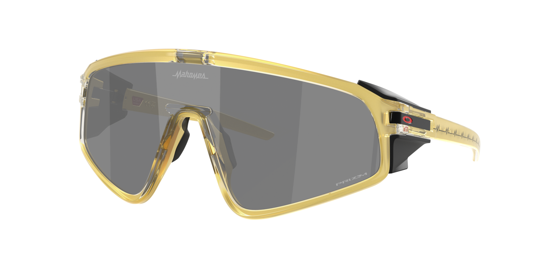 Oakley Unisex Sunglass Latch Panel Patrick Mahomes II Collection - Couleur du Monture Herbe dore Couleur de Lentille Prizm Noir 157 €