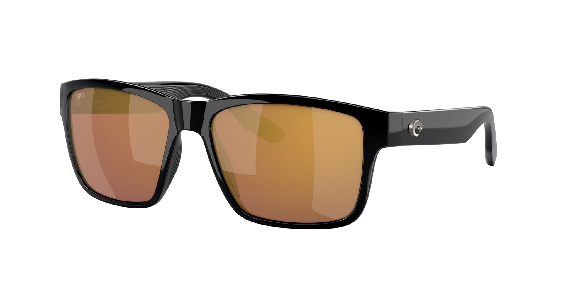 Costa Man Sunglass Paunch XL - Frame color: Black, Lens color: Gold Mirror