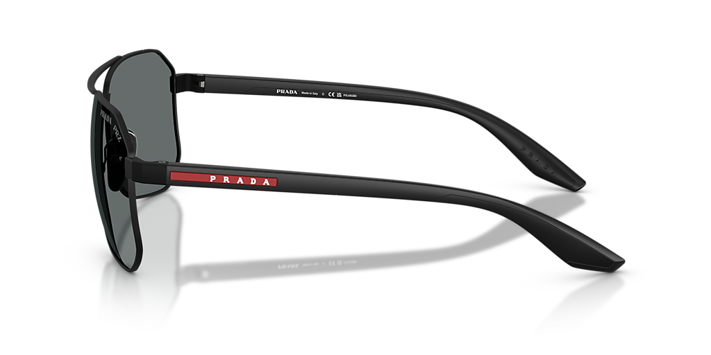 Prada Linea Rossa PS A53S XXL (62 - 14) with Grey lenses and Black