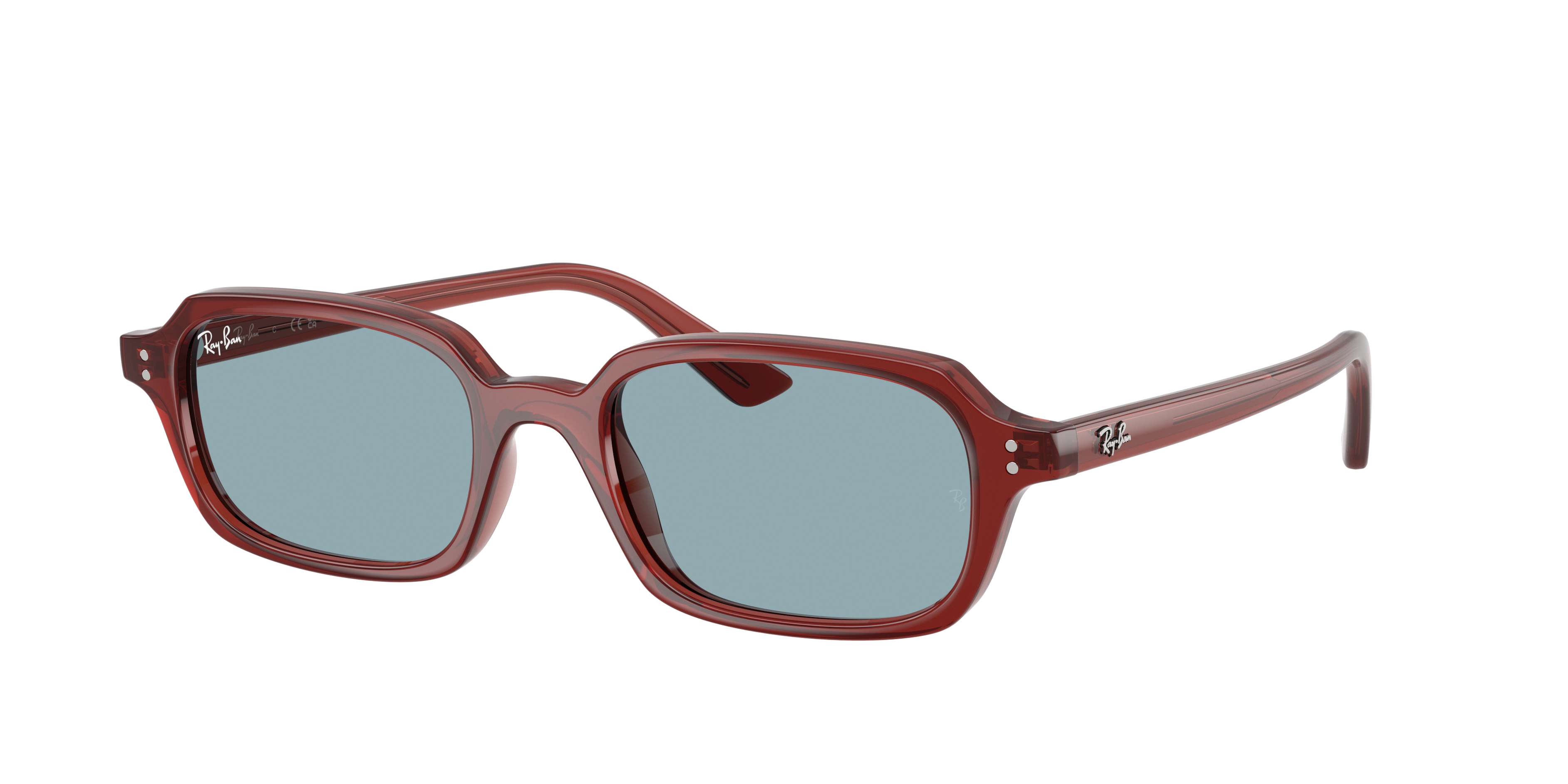 Ray-Ban Zuri Bio-Based L (52 - 19) with Blue lenses and Brown