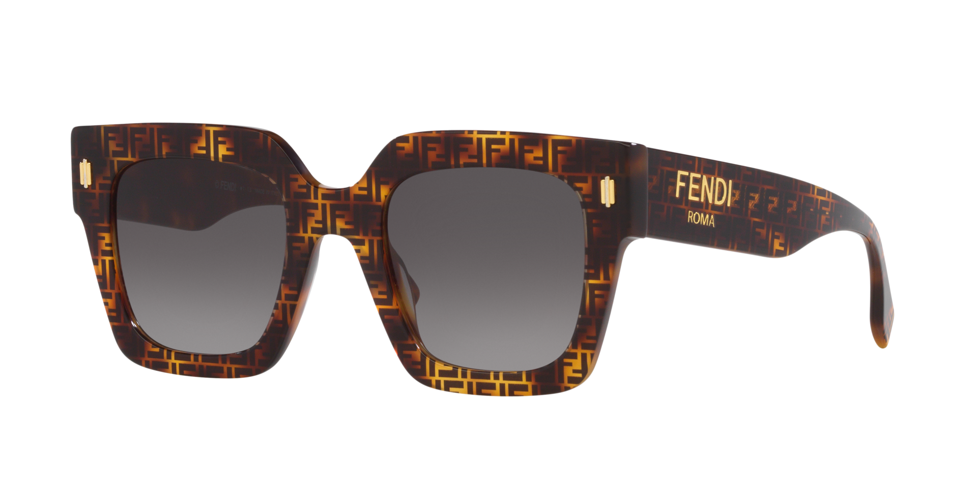 Fendi Fendi Roma Fe40101I XS (50 - 23) with Grey lenses and
