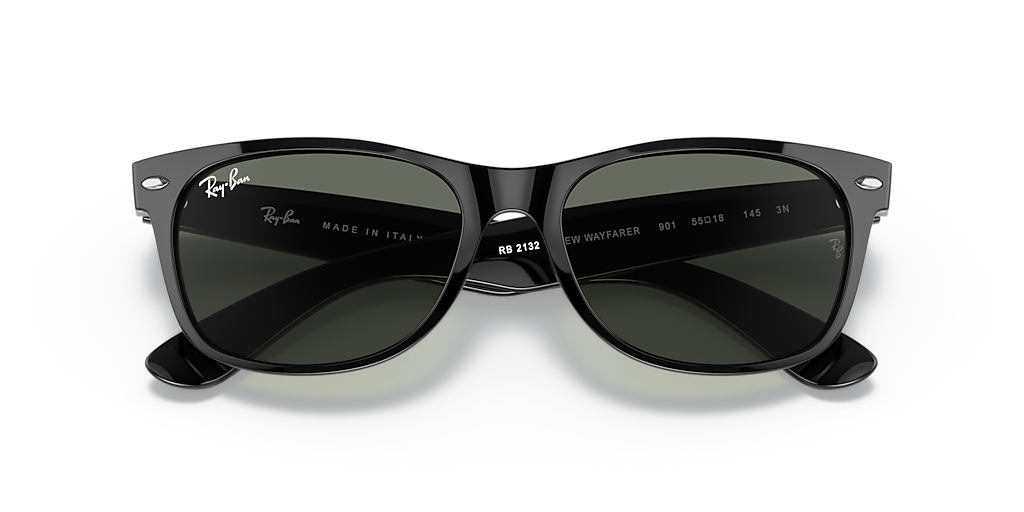 Ray-Ban New Wayfarer Classic XL (58 - 18) with Green lenses and