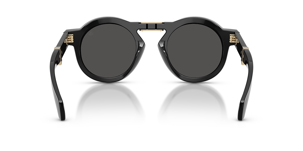 Moncler ME6019U Glisse M (47 - 24) with Grey lenses and Black
