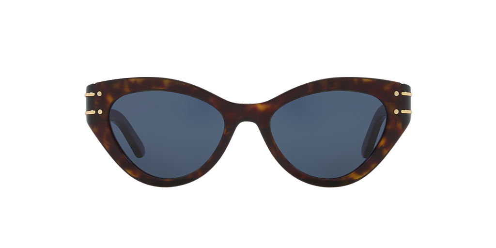 DIOR DiorSignature B7I XS (52 - 18) with Blue lenses and Tortoise