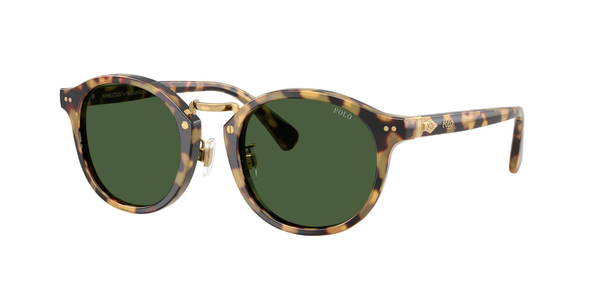 Polo Ralph Lauren Homme Sunglass PH4230 - Couleur du Monture: Écaille de tortue Jaune/Marron, Couleur de Lentille: Vert foncé