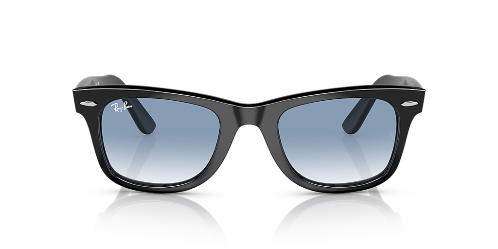 Ray-Ban Original Wayfarer Classic L (52 - 22) with Blue lenses and