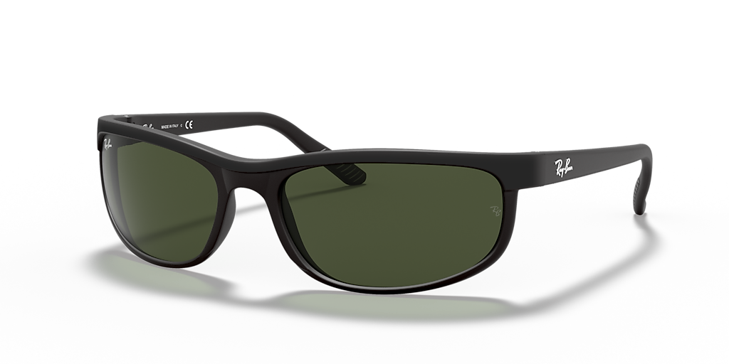 Ray-Ban Predator 2 XXL (62 - 19) with Green lenses and Black frame