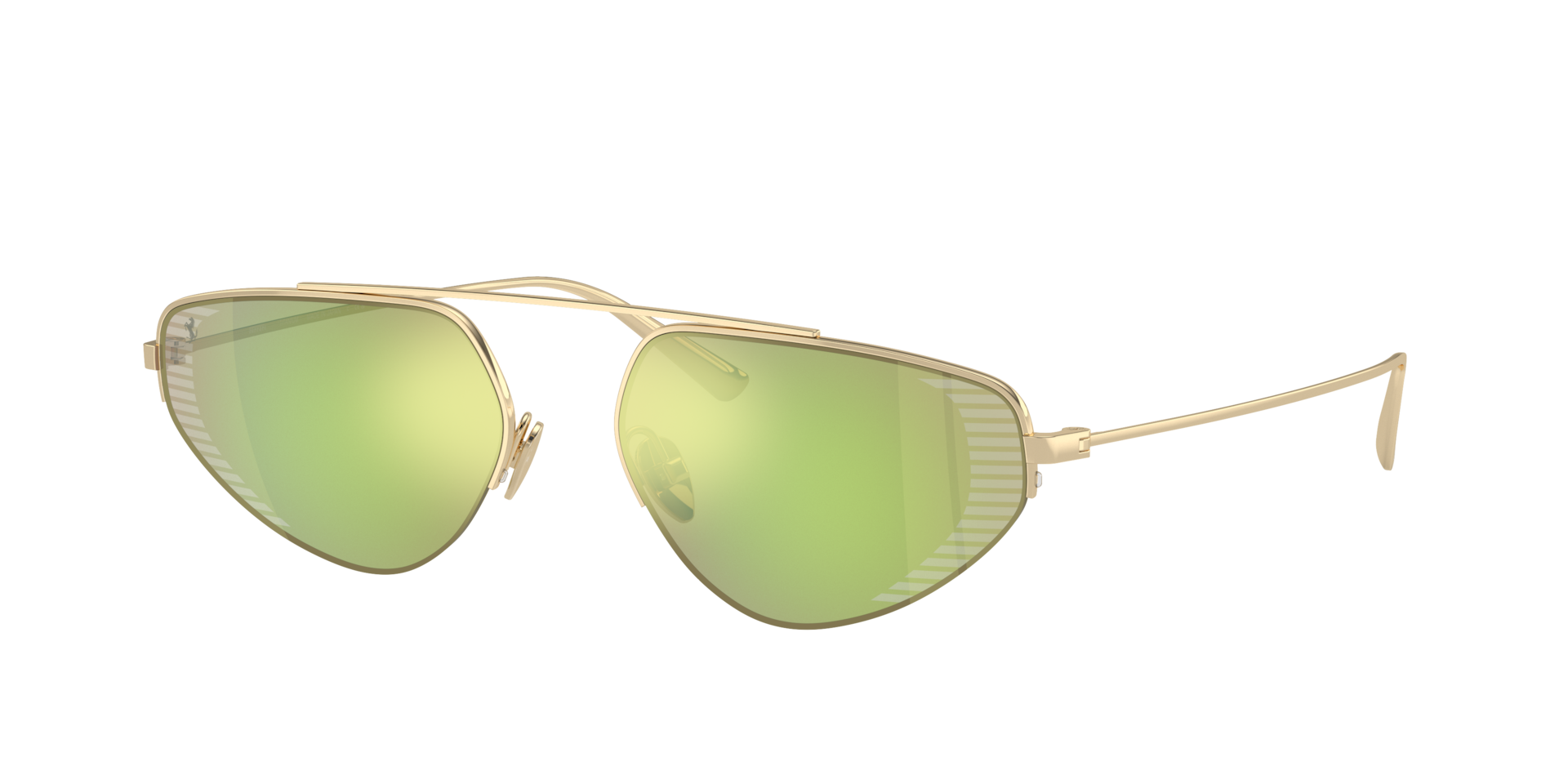 Ferrari Unisex Sunglass FH1010TD - Couleur du Monture Or Ple Couleur de Lentille Effet miroir Vert 275 €