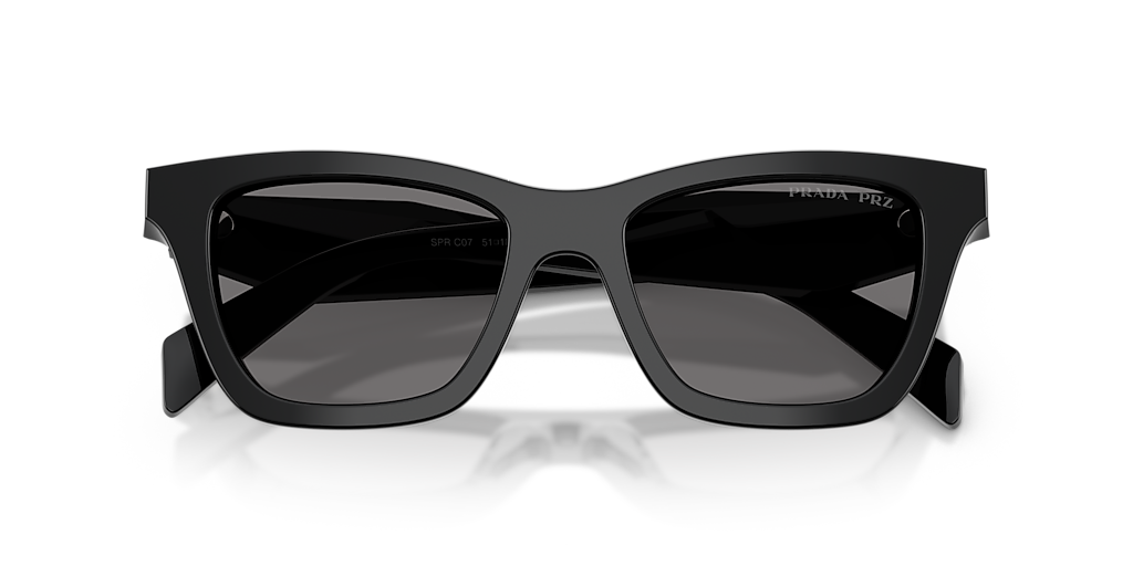 Prada PR C07S S (51 - 18) with Grey lenses and Black frame