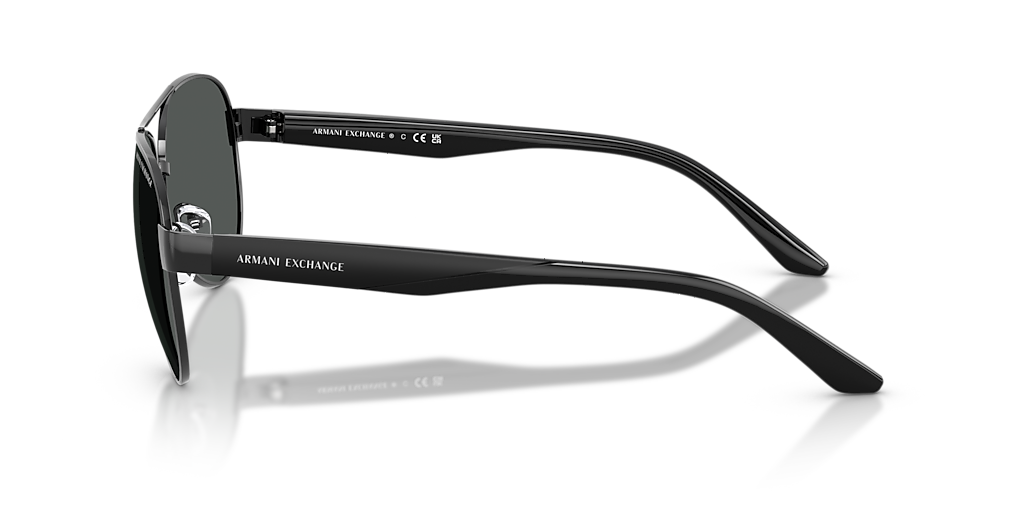 Armani Exchange AX2034S L (59 - 14) with Grey lenses and Black