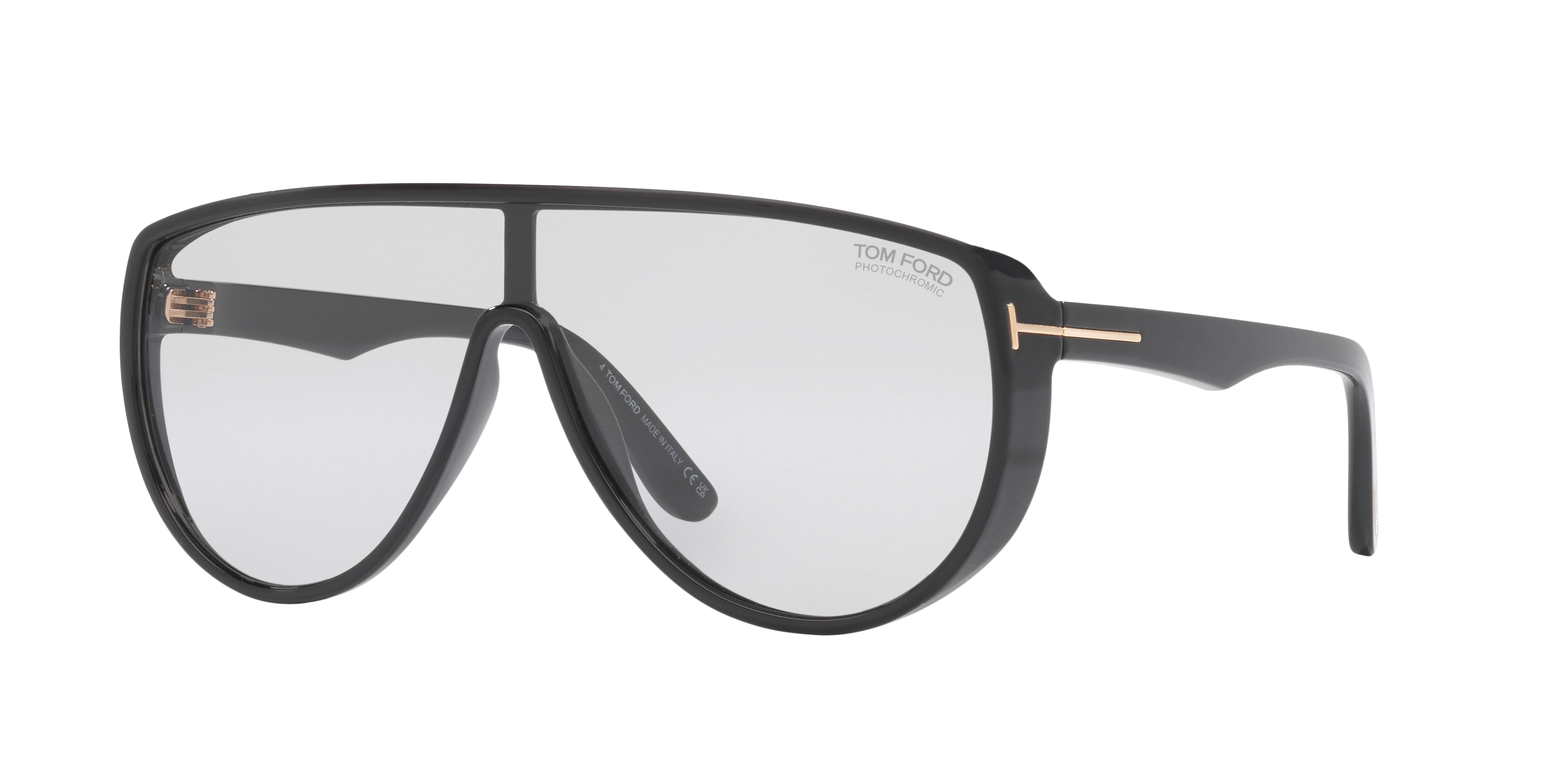 Tom Ford Achilles XXL (47 - 147) with Grey lenses and Black frame