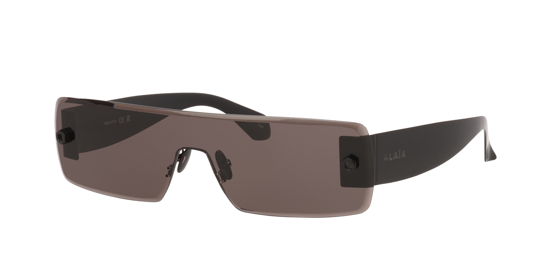 Alaia Femme Sunglass AA0083S - Couleur du Monture Noir Couleur de Lentille Gris 500 €