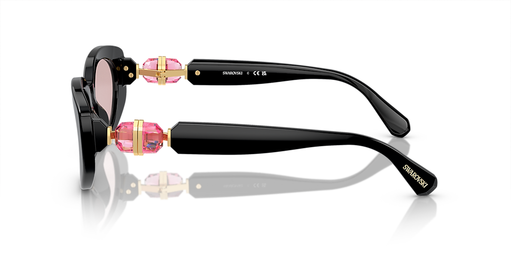 Swarovski SK6002 S (53 - 18) with Pink lenses and Black frame