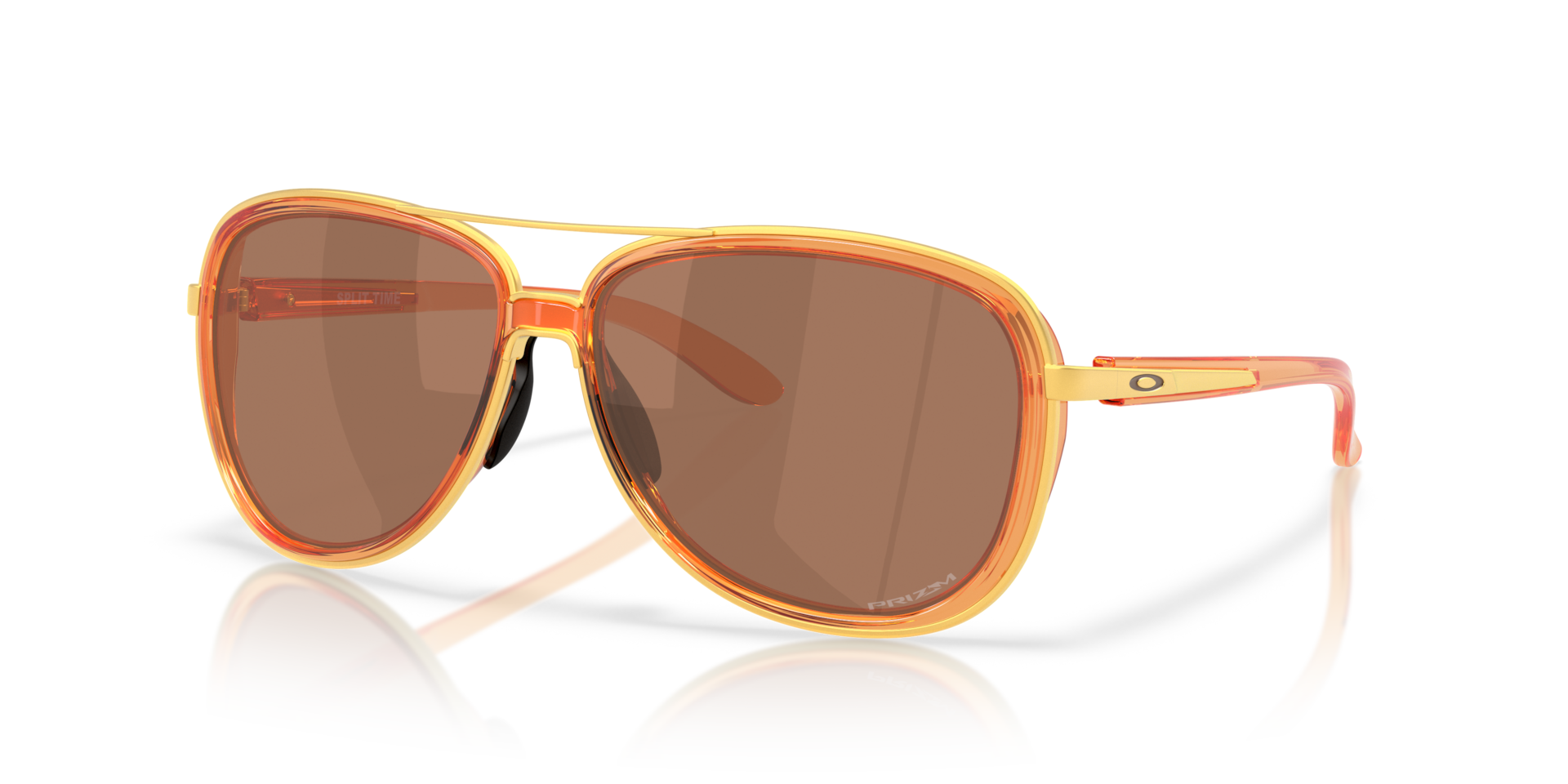 Oakley Split Time L (58 - 13) with Brown lenses and Orange frame