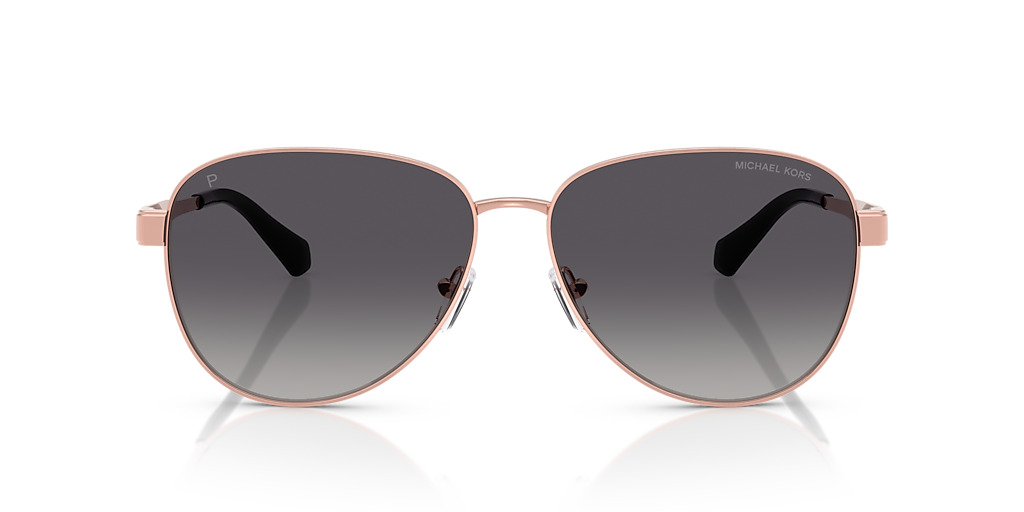 Michael Kors Biarritz XXL (61 - 14) with Grey lenses and Pink