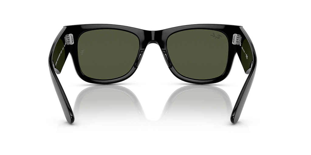 Ray-Ban ブラック/グリーンサングラス Ray-Ban Mega Wayfarer M (51 - 21) with Green lenses and Black