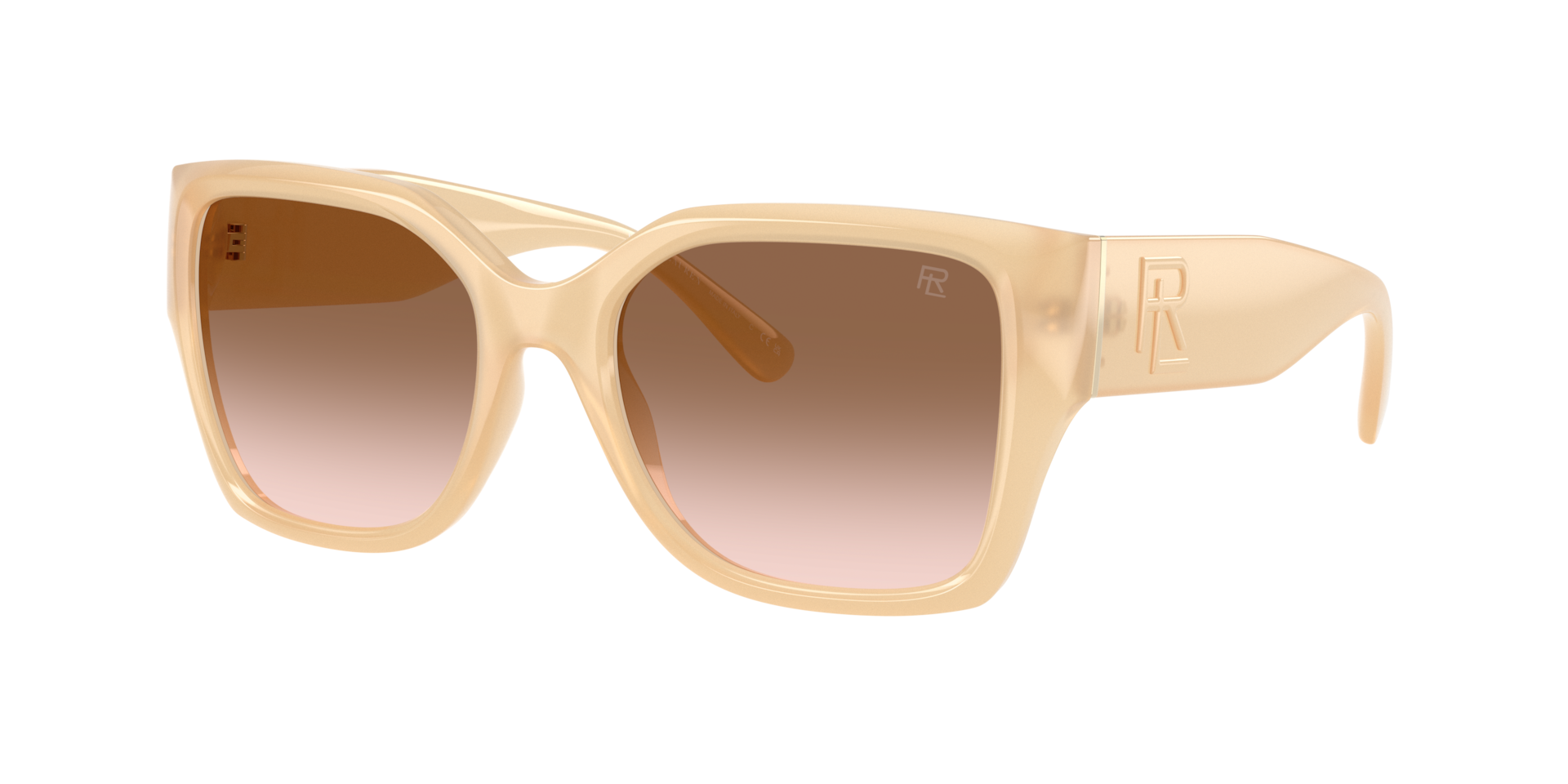 Ralph Lauren Femme Sunglass RL8230U - Couleur du Monture Marron massepain opale Couleur de Lentille Dgrad Marron 118 €