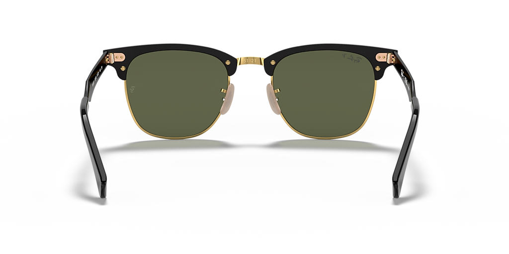 Ray-Ban Clubmaster Aluminum L (51 - 21) with Green lenses and