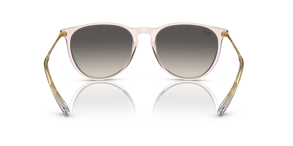 Ray-Ban Erika Classic M (54 - 18) with Grey lenses and Pink frame