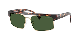 Michael Kors Saint Lucia XL (59 - 15) with Green lenses and