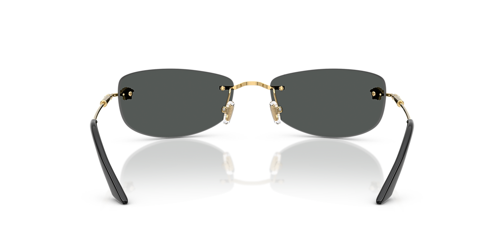 Versace VE2279 XL (60 - 18) with Grey lenses and Gold frame