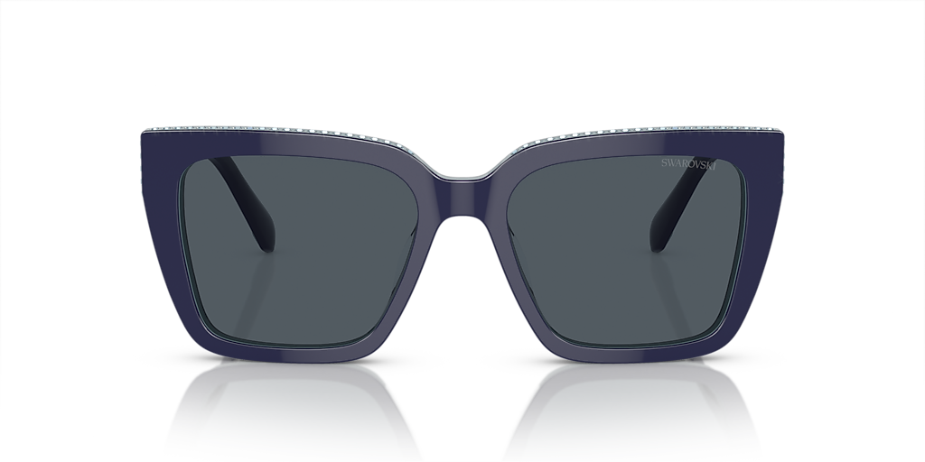 サンキャッチャー スワロフスキー アラベスクヴィトラルライト63mm Swarovski SK6013 S (54 - 18) with Grey lenses and Blue frame