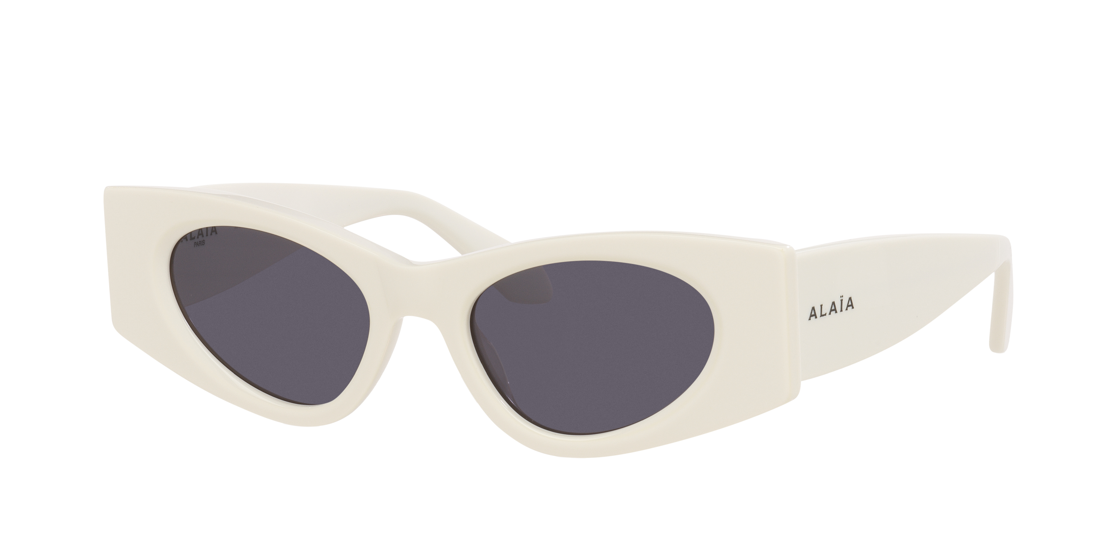 Alaia Woman Sunglass AA0075S -  Frame color: White, Lens color: Grey